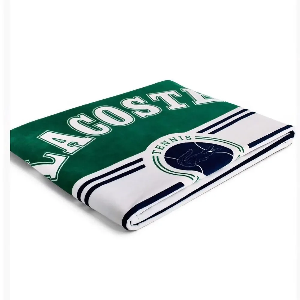 Lacoste Green Heritage Beach Towel
